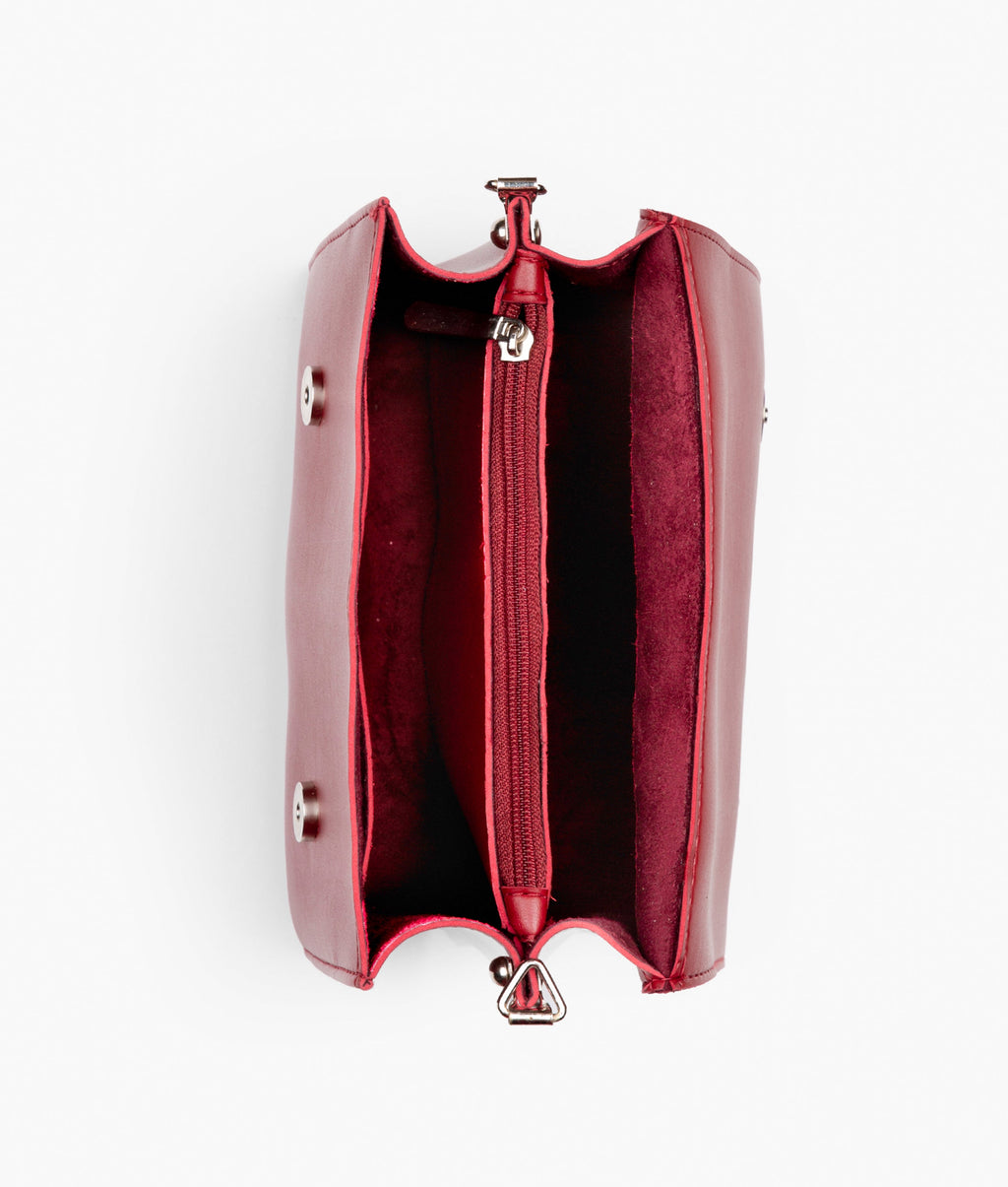 LumaVex - Maroon mini cross-body bag