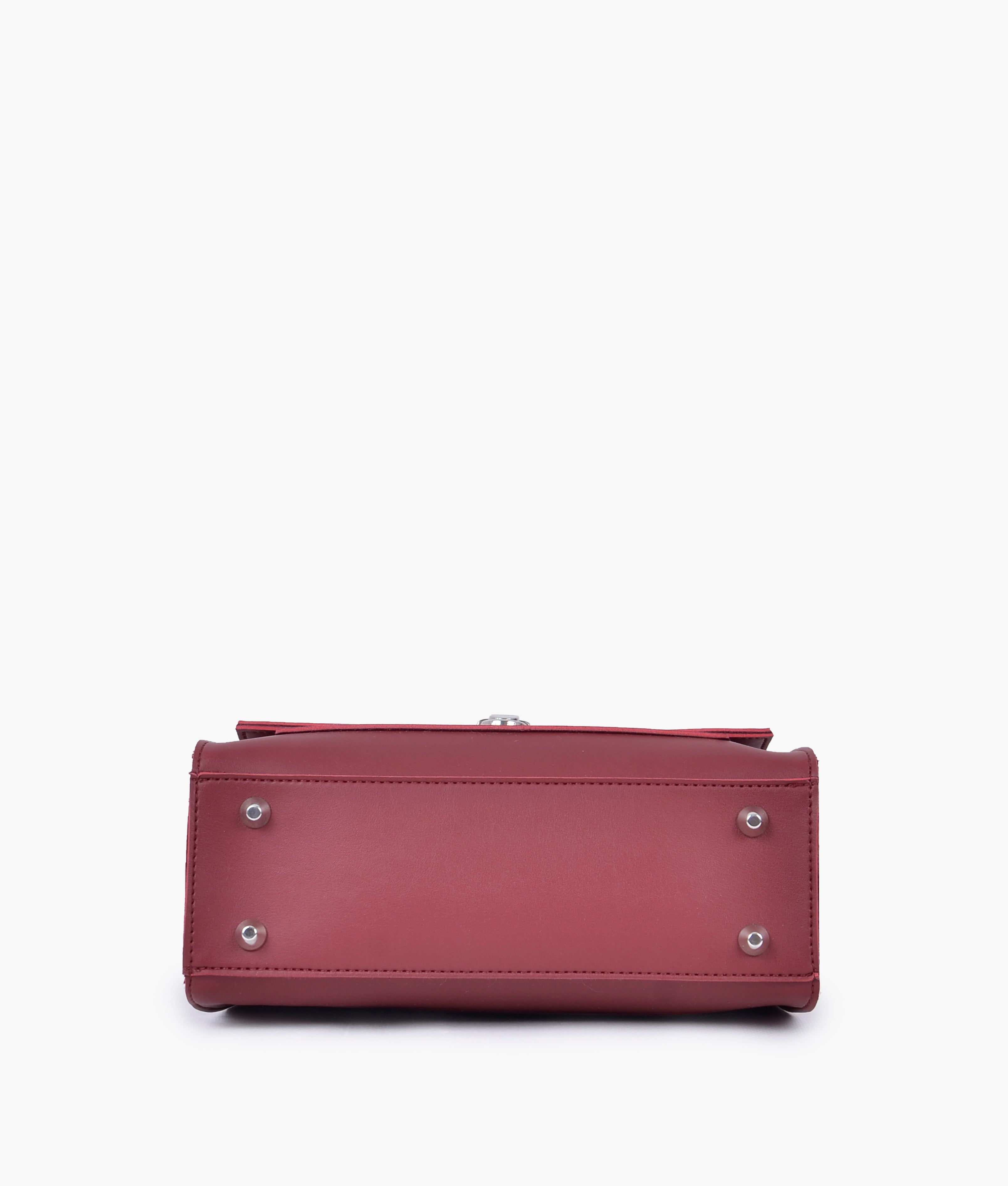 LumaVex - Maroon push-lock messenger bag