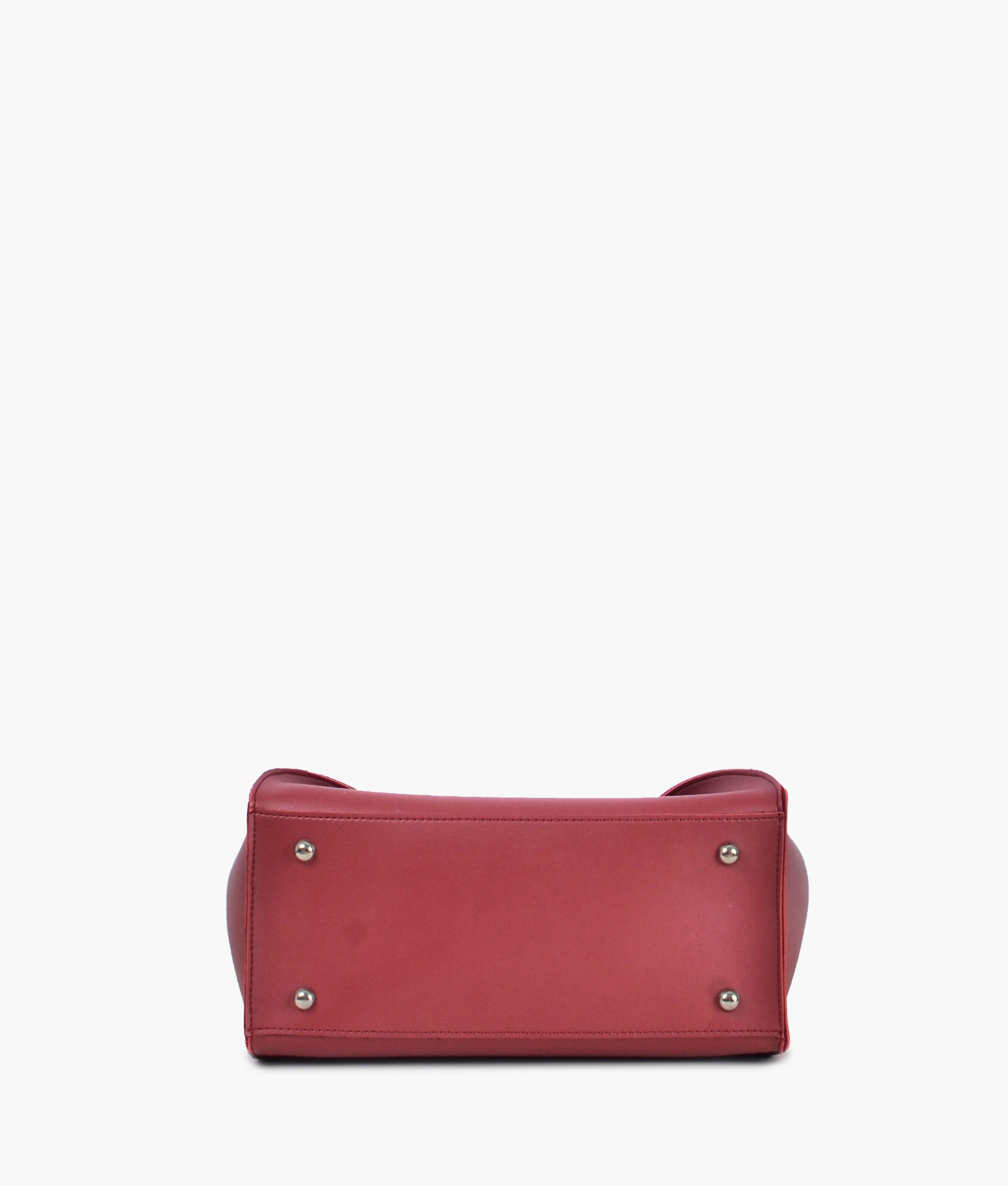 LumaVex - Maroon shopping tote bag