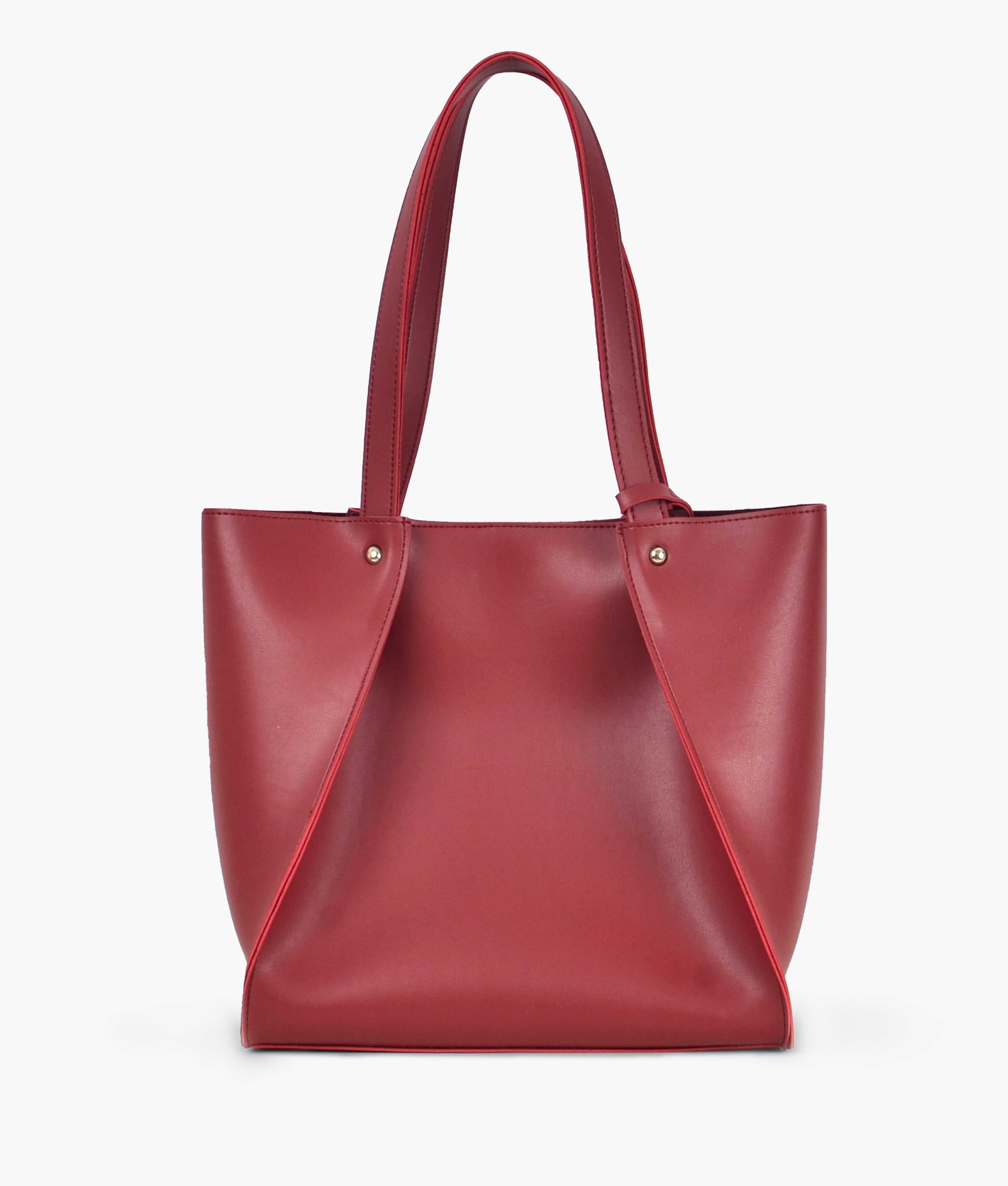 LumaVex - Maroon shopping tote bag