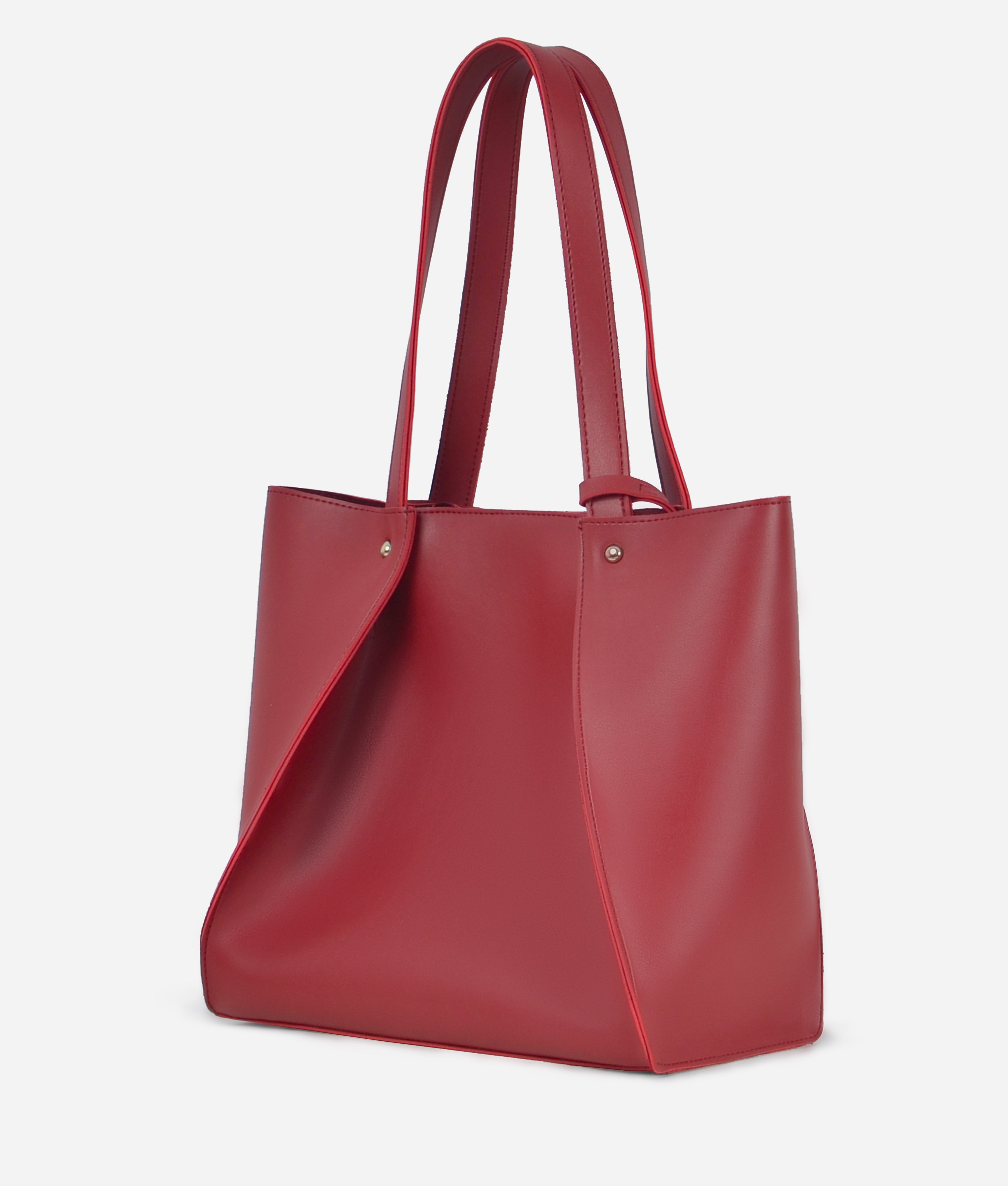 LumaVex - Maroon shopping tote bag
