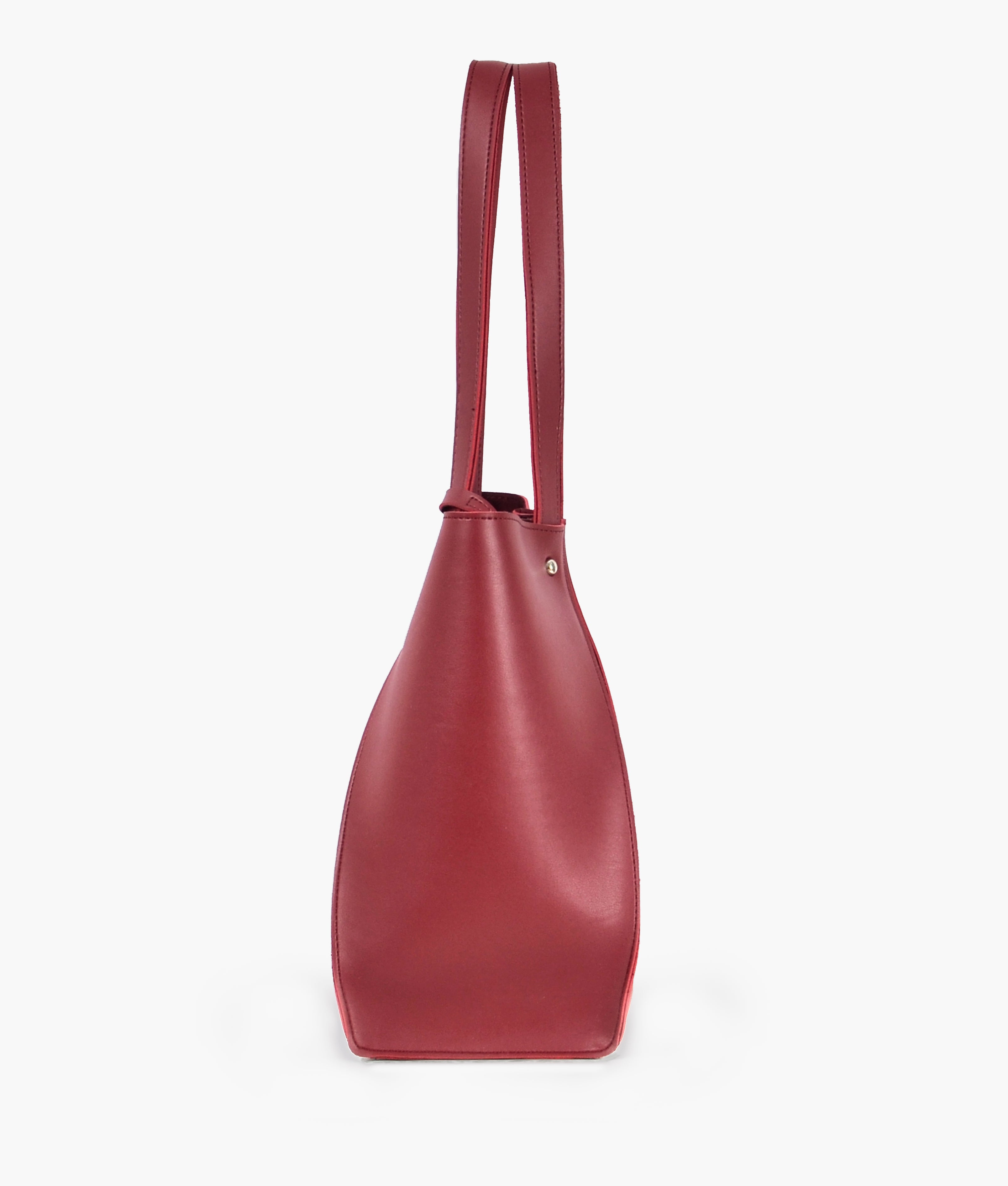 LumaVex - Maroon shopping tote bag
