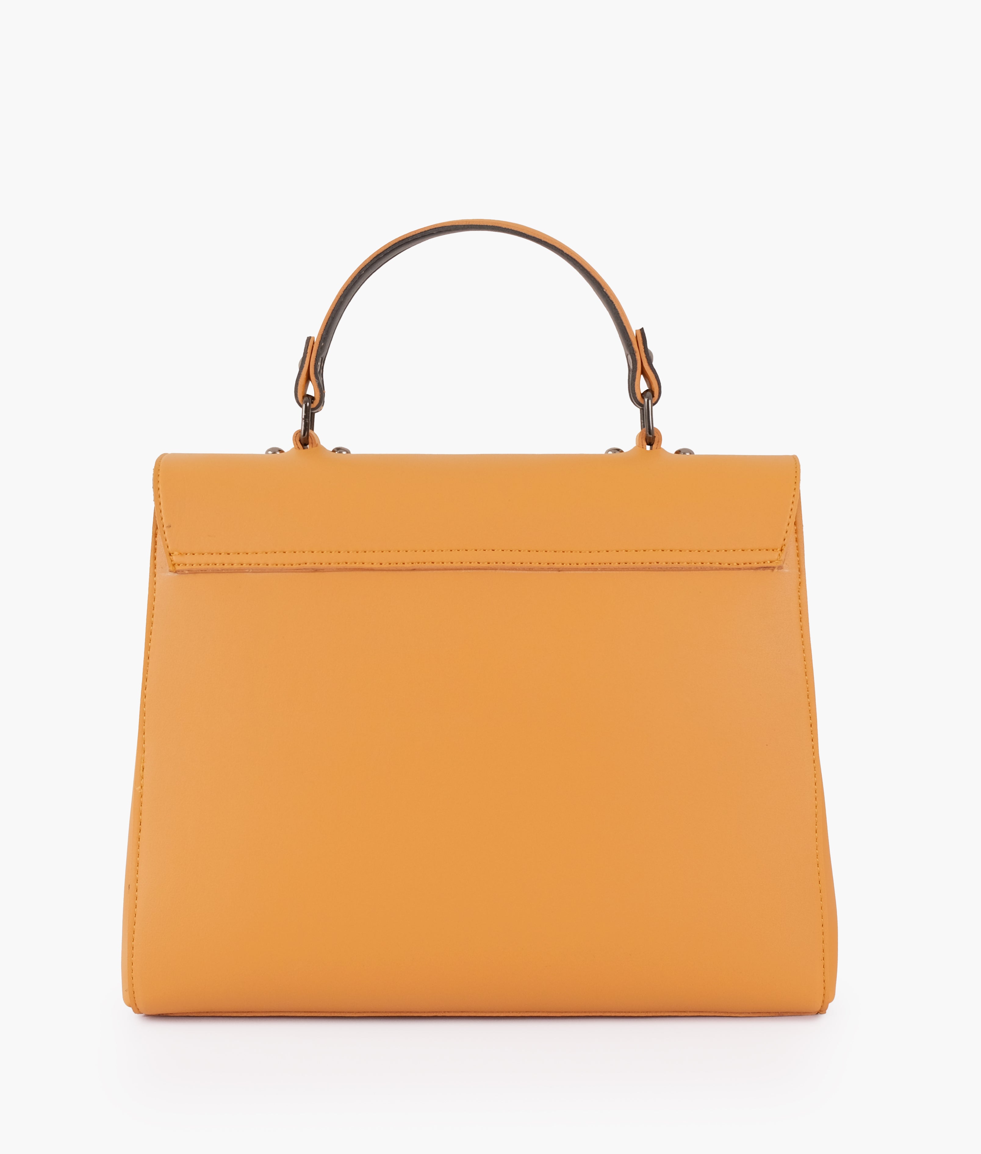 LumaVex - Mustard flap-over top-handle bag