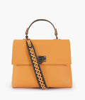 LumaVex - Mustard flap-over top-handle bag
