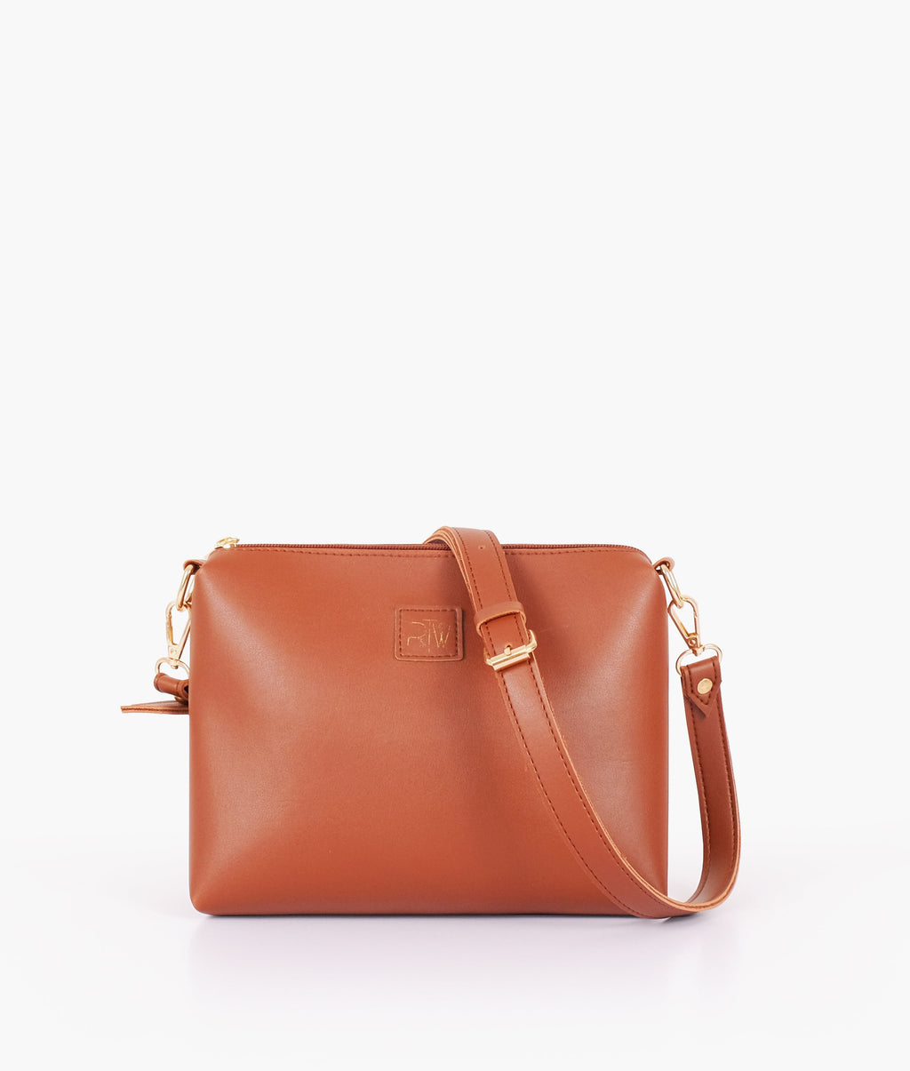 LumaVex - Mustard metal handle tote bag