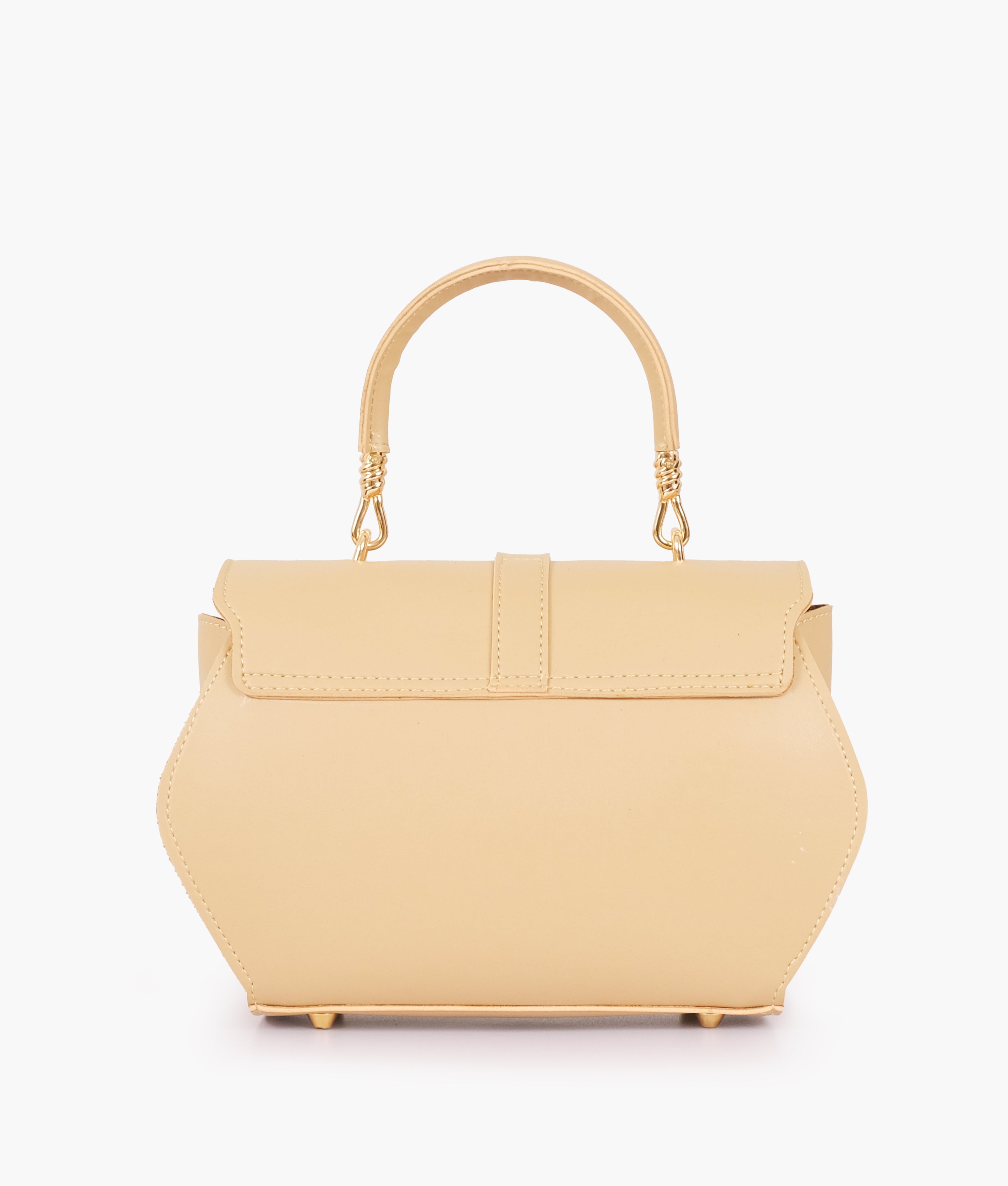 LumaVex - Off-white top-handle hexagon bag
