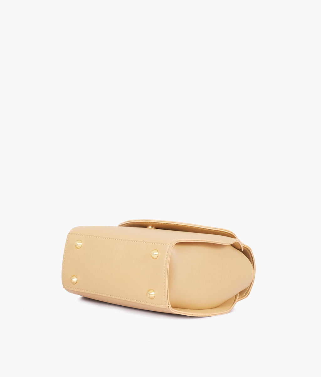 LumaVex - Off-white top-handle hexagon bag