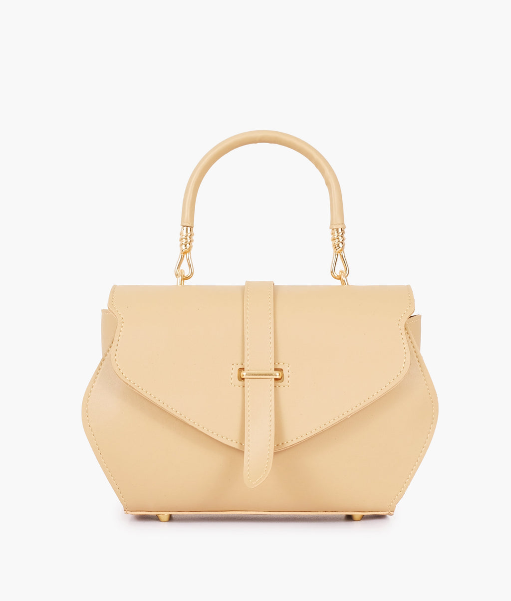 LumaVex - Off-white top-handle hexagon bag