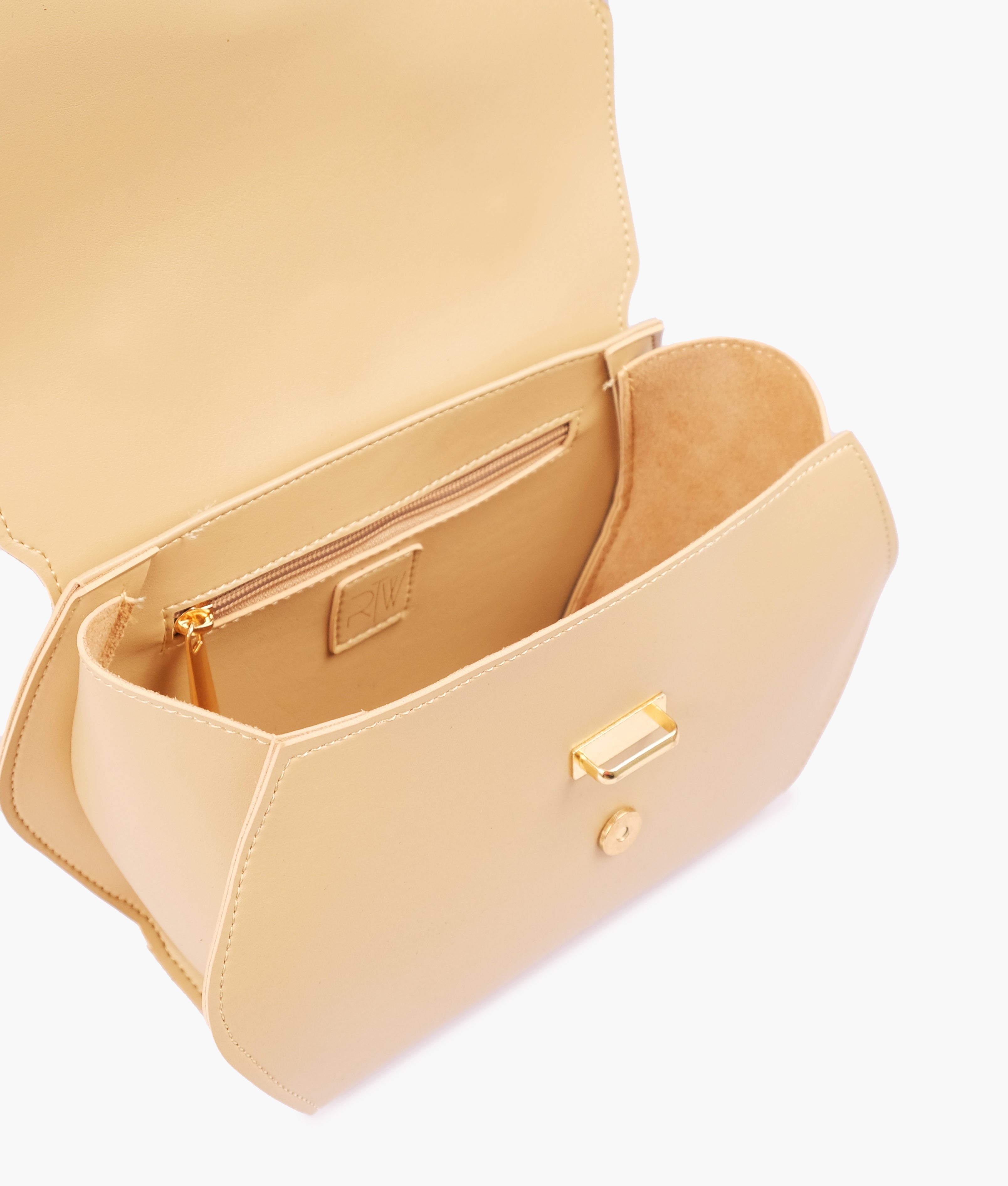 LumaVex - Off-white top-handle hexagon bag