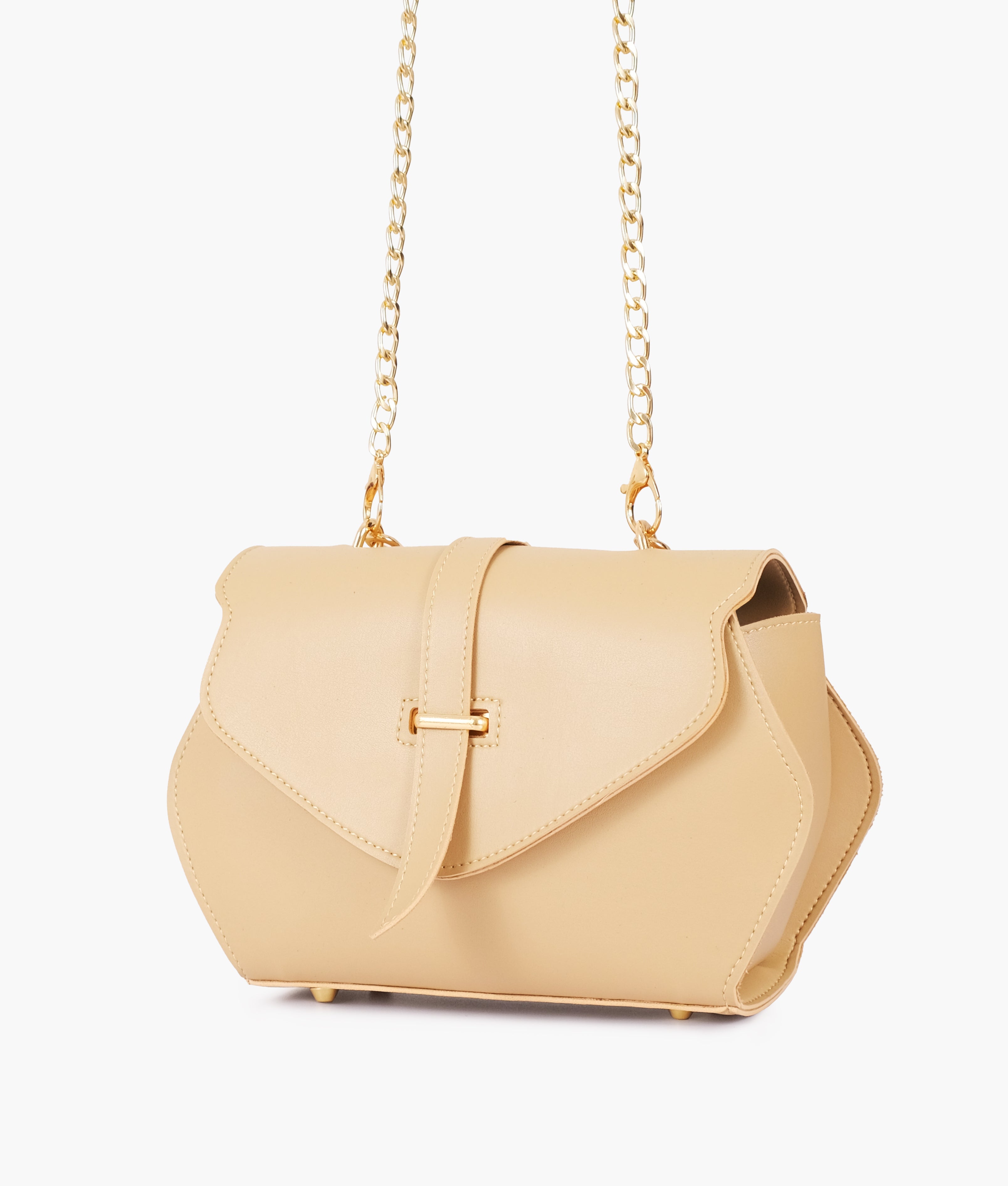 LumaVex - Off-white top-handle hexagon bag