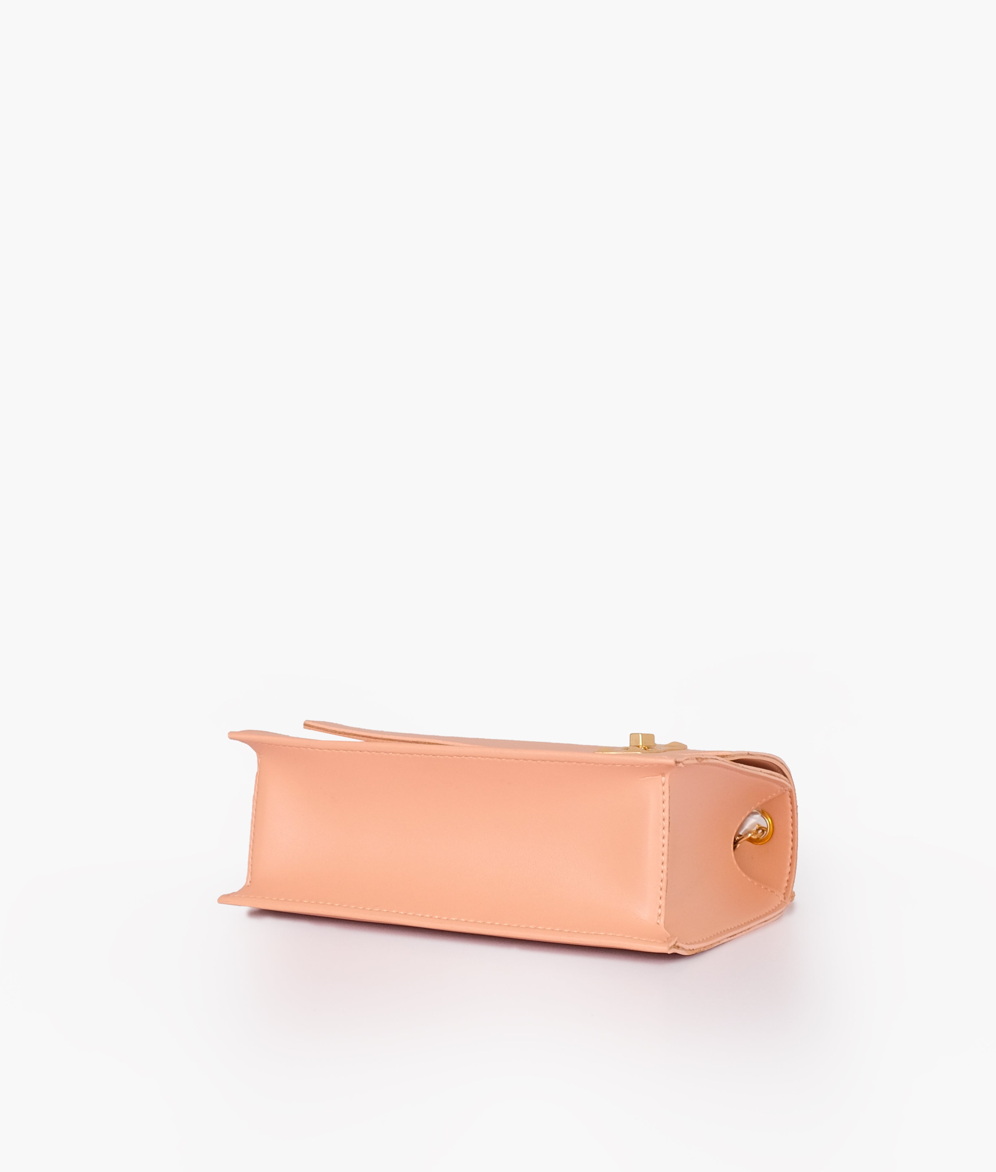 LumaVex - Peach chain shoulder bag with twist lock