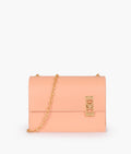 LumaVex - Peach chain shoulder bag with twist lock