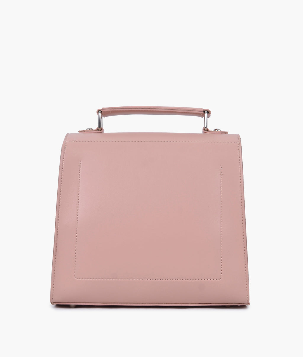 LumaVex - Peach push-lock messenger bag