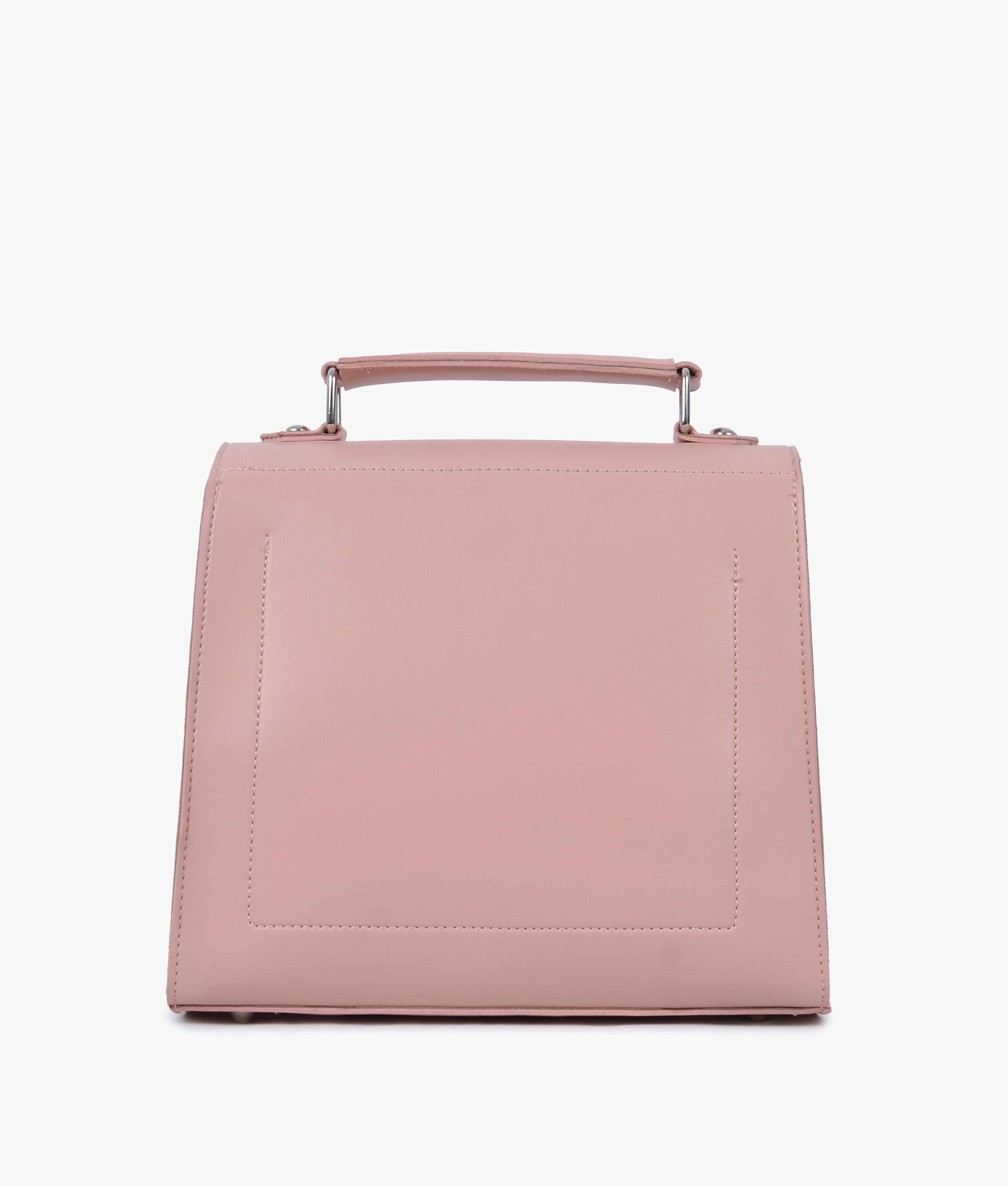 LumaVex - Peach push-lock messenger bag