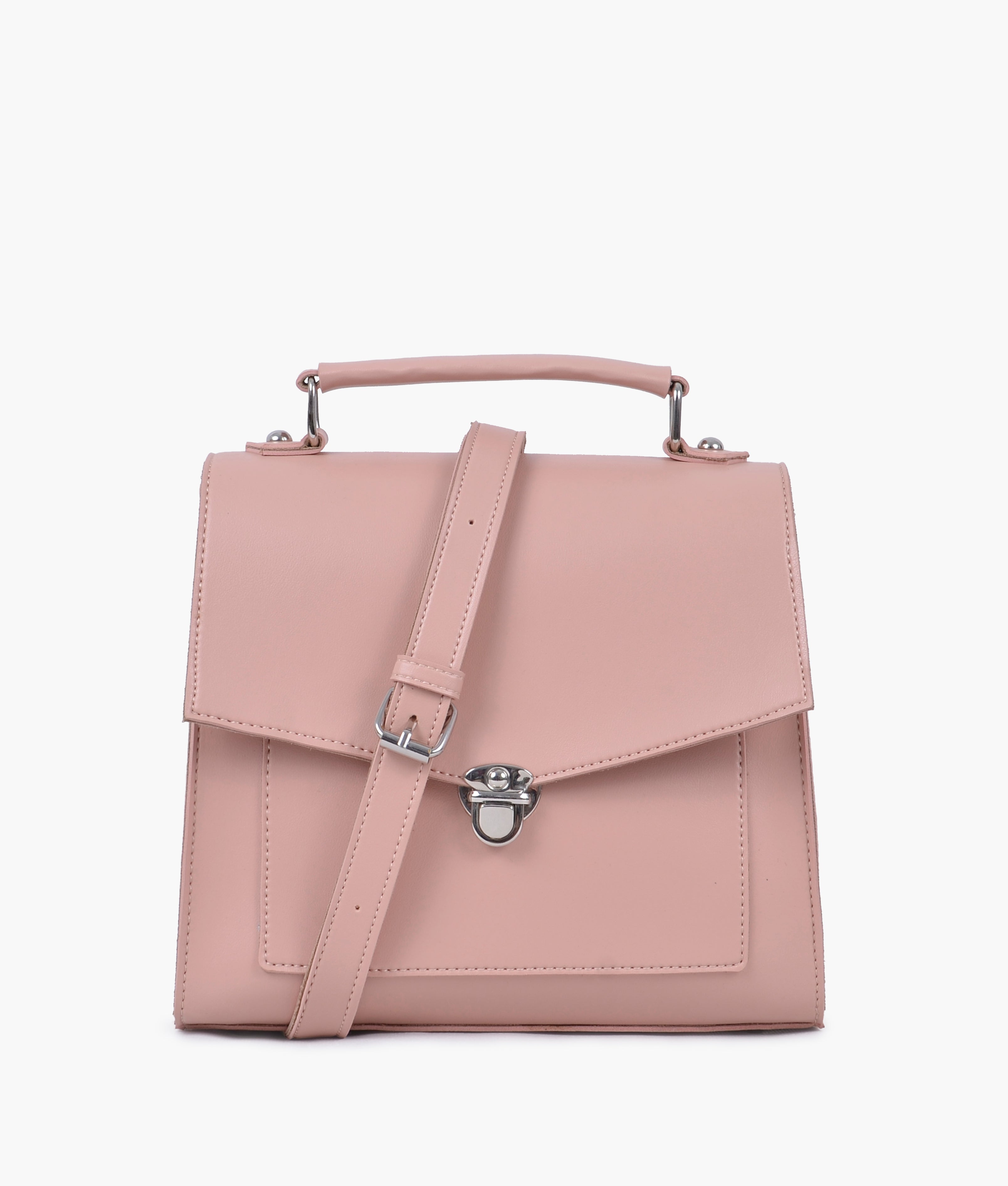 LumaVex - Peach push-lock messenger bag