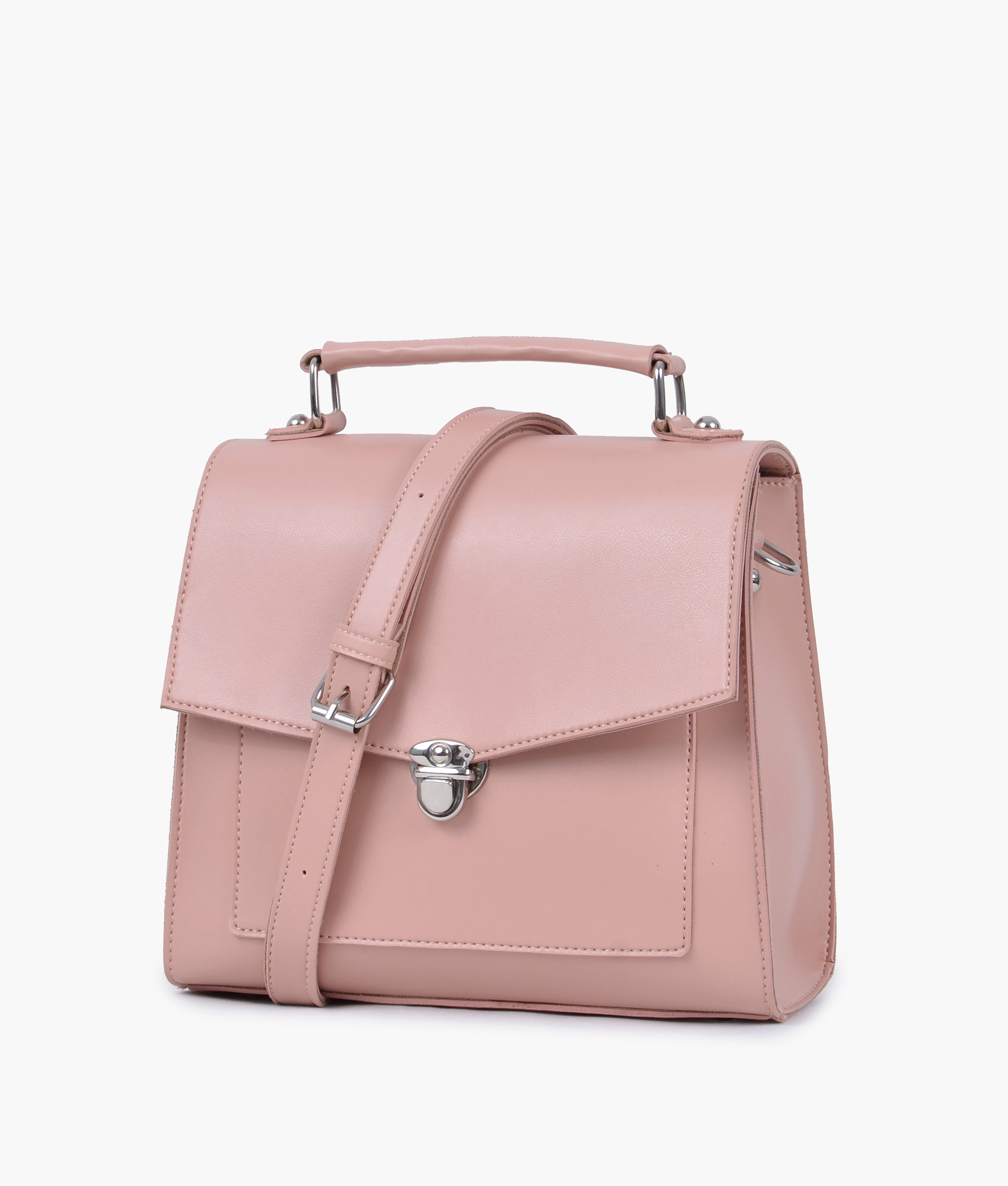 LumaVex - Peach push-lock messenger bag
