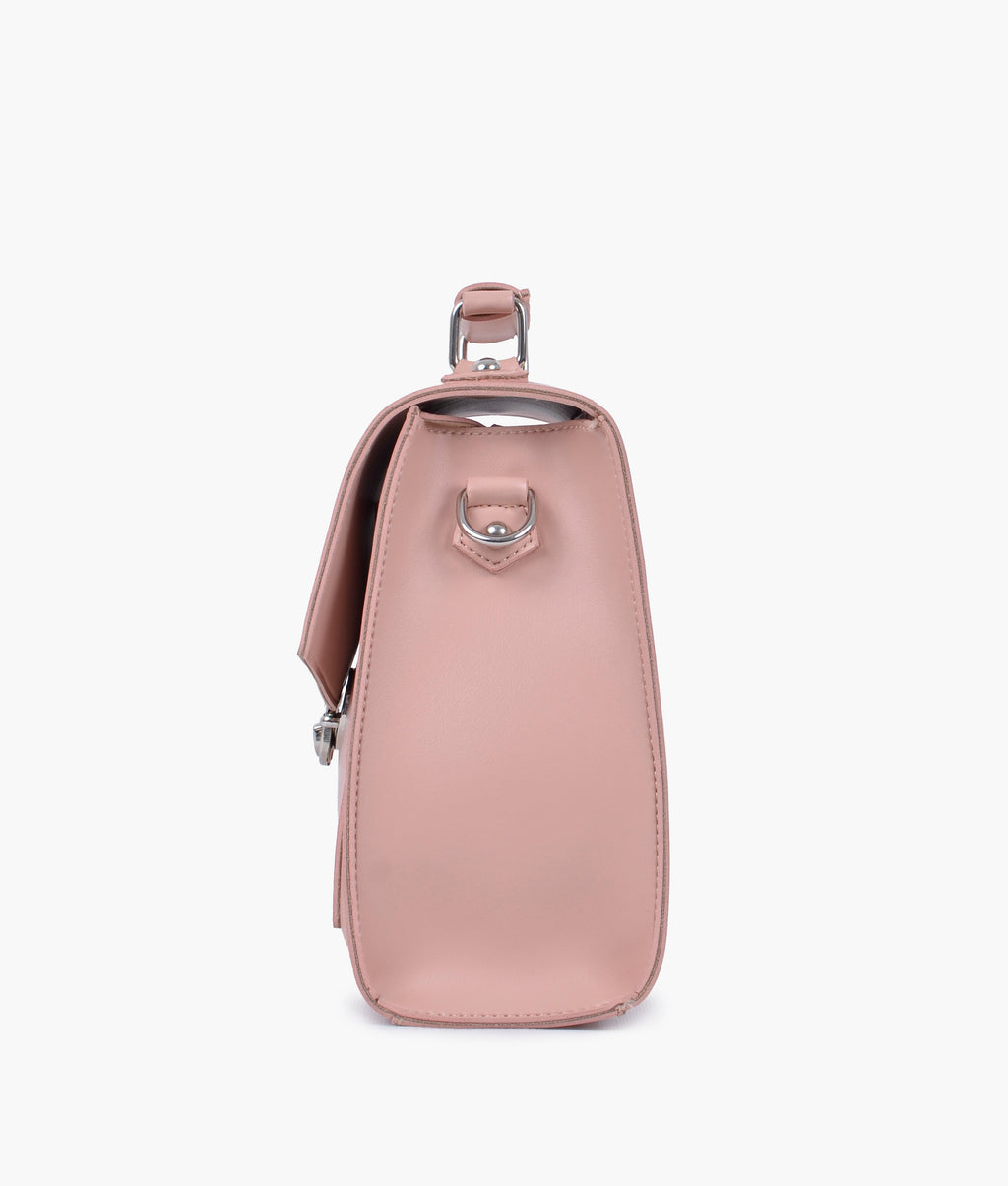 LumaVex - Peach push-lock messenger bag
