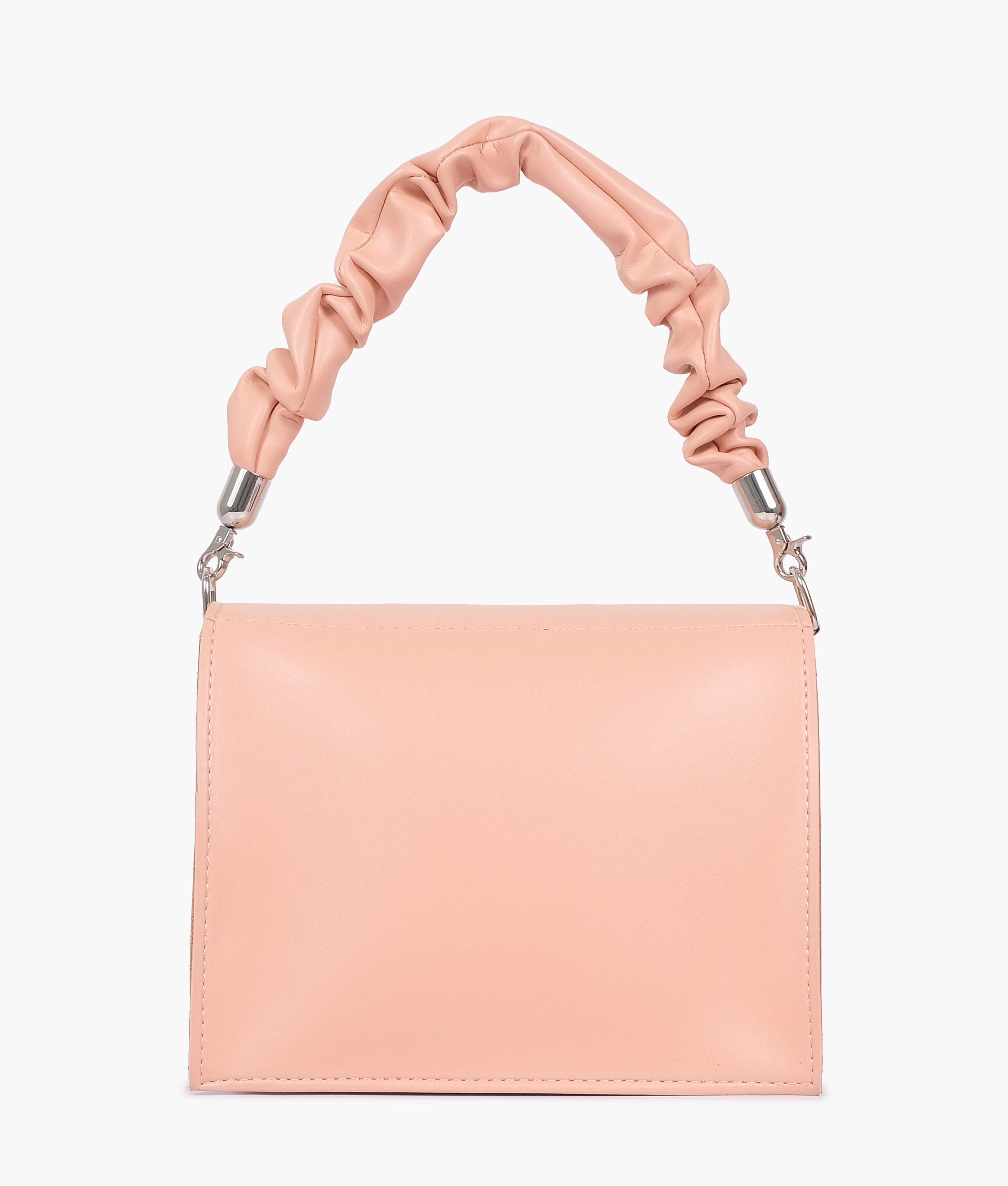 LumaVex - Peach top-handle mini cross-body bag