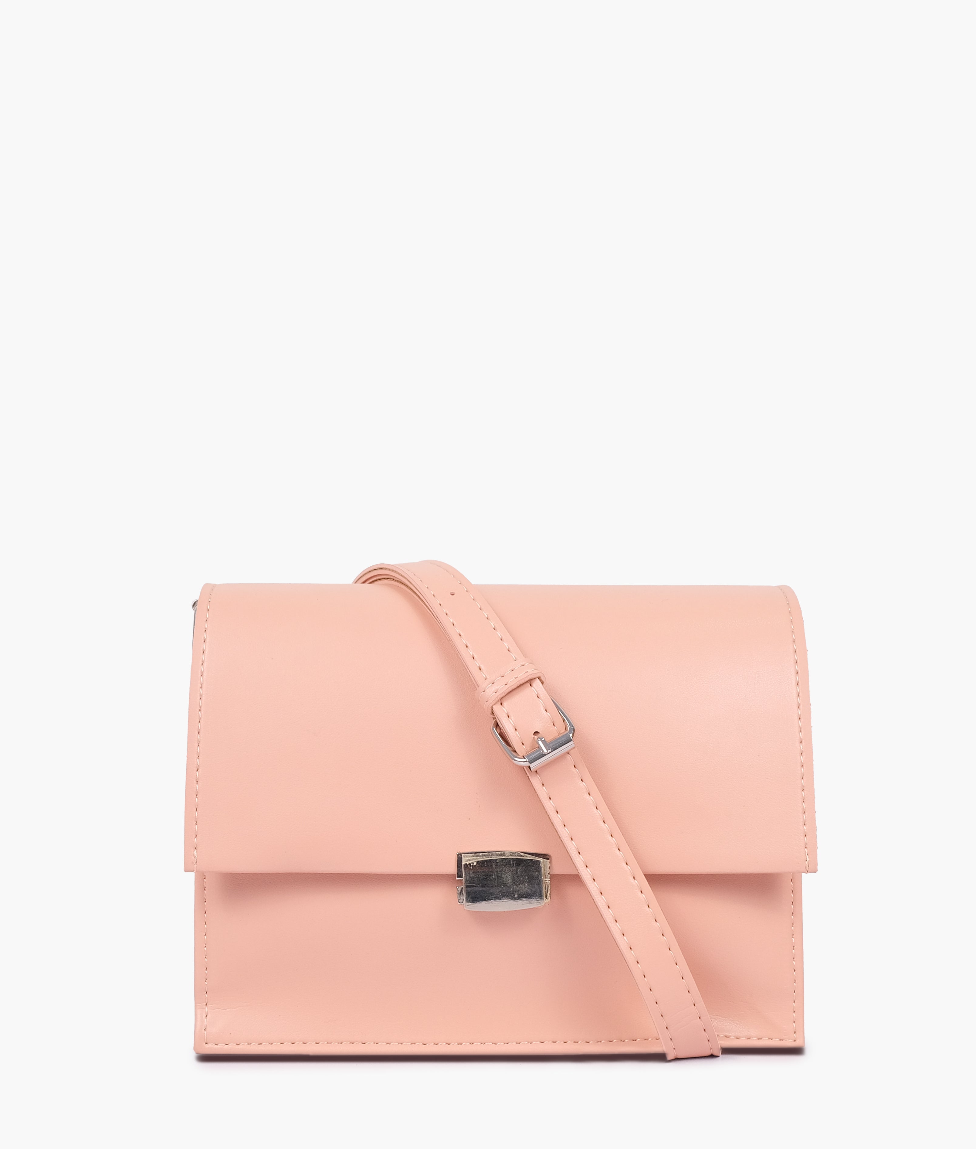 LumaVex - Peach top-handle mini cross-body bag
