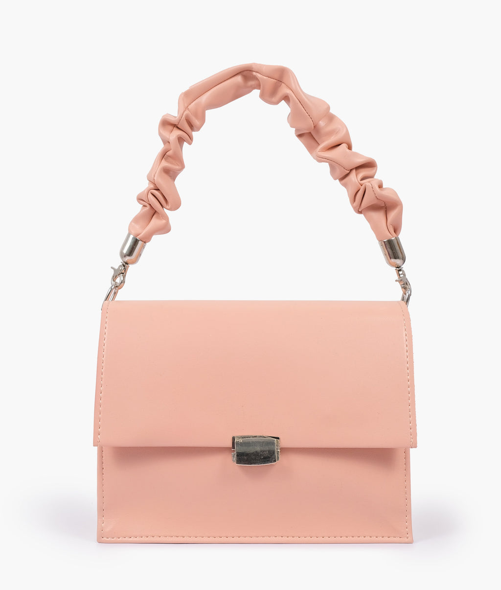 LumaVex - Peach top-handle mini cross-body bag