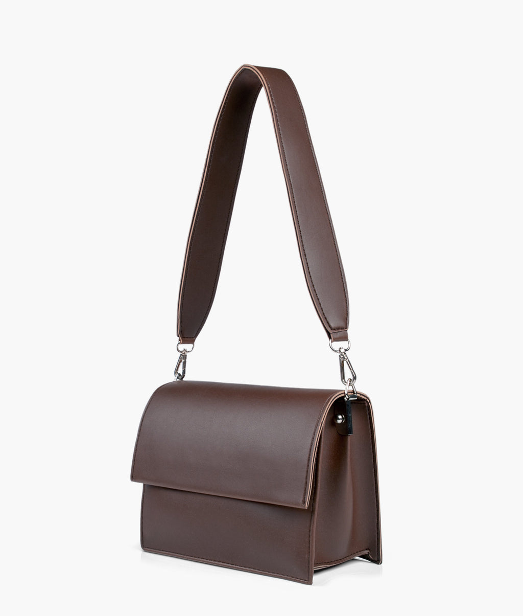 LumaVex - Dark brown mini cross-body bag