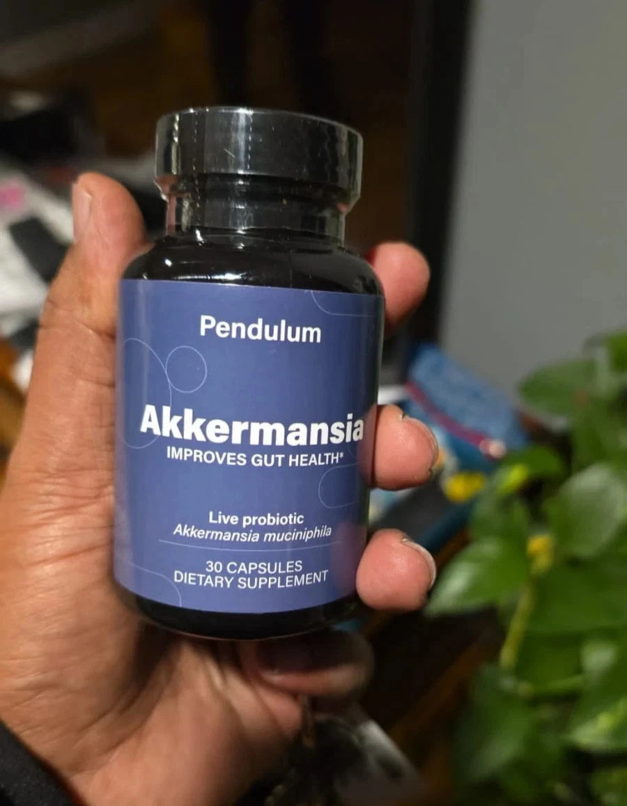 Advanced Gut Balance Probiotic Capsules – Akkermansia + Prebiotic Fiber for Digestive & Immune Support (30 Capsules)