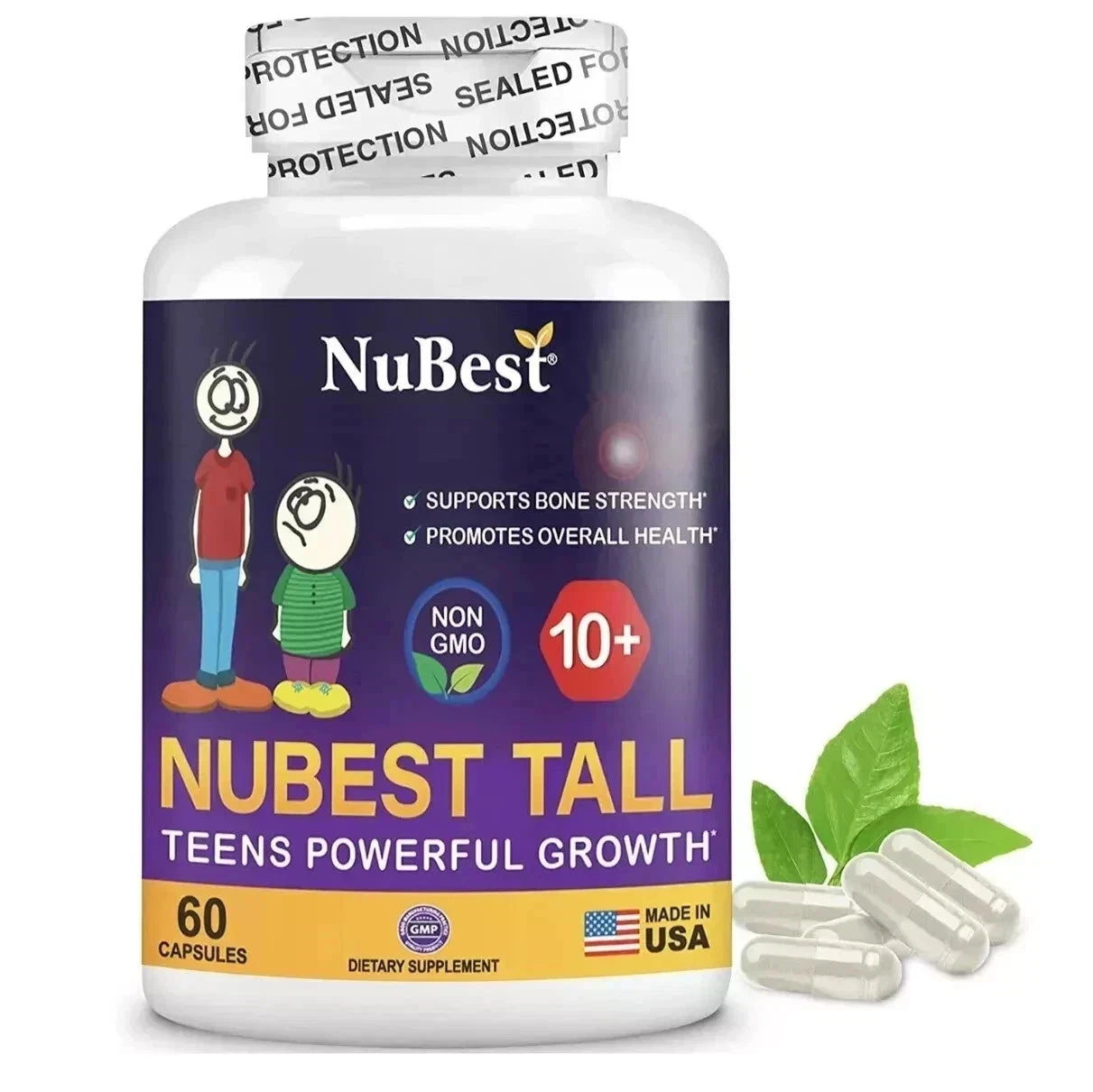 Kids & Teens Growth Support Formula – Bone Strength, Height & Focus Complex