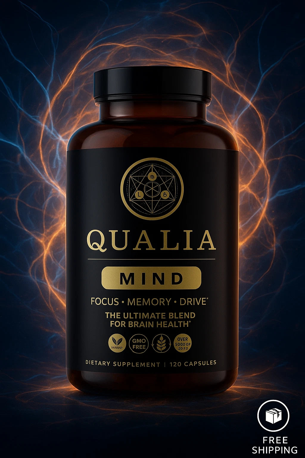 Quaila Mind Advanced Nootropic Complex – Focus, Memory & Cognitive Performance Support (120 Capsules)