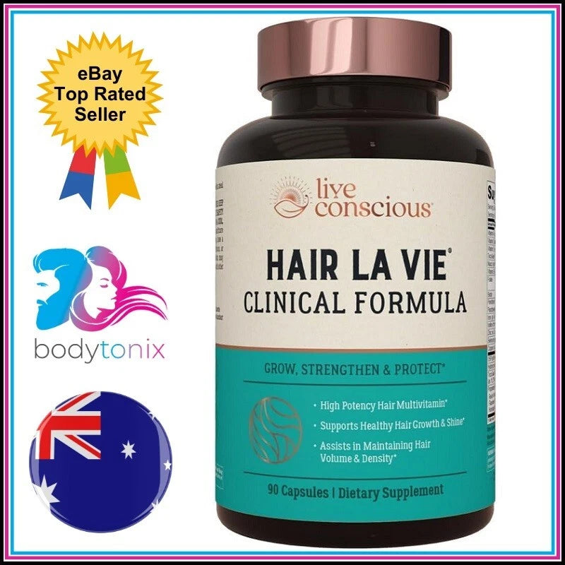 HAIR LA VIE Clinical Hair Growth Multivitamin – Volume, Density & Shine Support (90 Capsules)