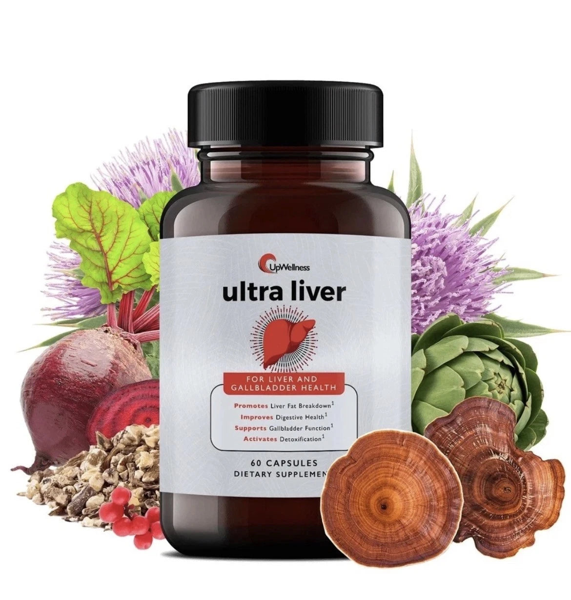 Advanced Liver Detox & Gallbladder Support Capsules – Herbal Cleanse & Wellness Formula (60 Capsules)