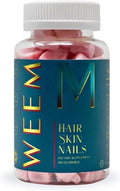 Beauty Boost Vegan Gummies – Hair, Skin & Nails Support with Biotin, Collagen & Vitamins – Strawberry Flavor (60 Gummies)