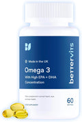 High Strength Omega-3 Fish Oil Capsules – 2000mg EPA & DHA Support for Heart, Brain & Joints