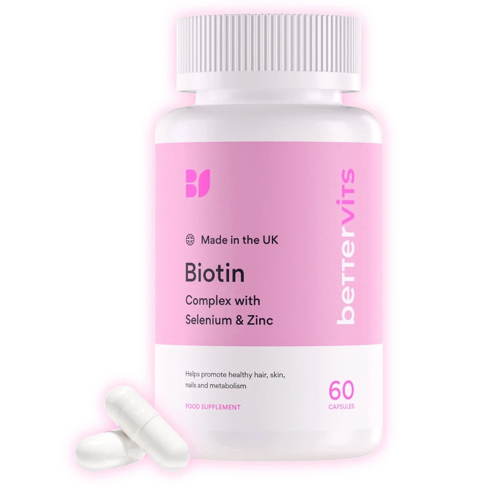 Ultra Strength Biotin 12,000mcg Complex – Hair, Skin & Nail Support with Zinc & Selenium