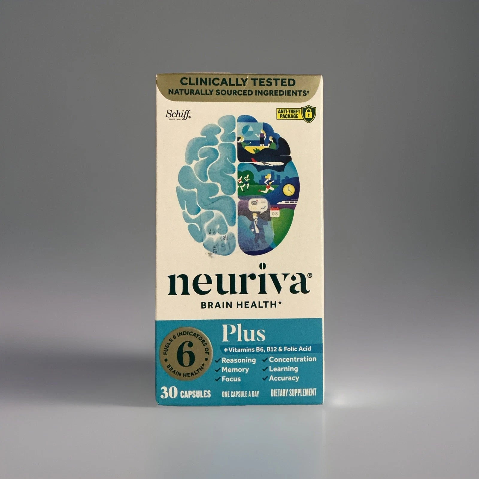 Fast-Acting Brain Performance Capsules – Memory, Focus & Mental Energy Support (30 Count)