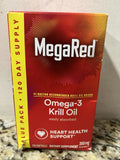Omega-3 Krill Oil Softgels – Heart, Brain & Joint Support with High Absorption Formula (120 Softgels)