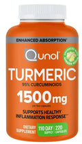 Ultra Absorption Turmeric Curcumin Capsules – 1500mg Joint Support & Inflammation Balance Formula