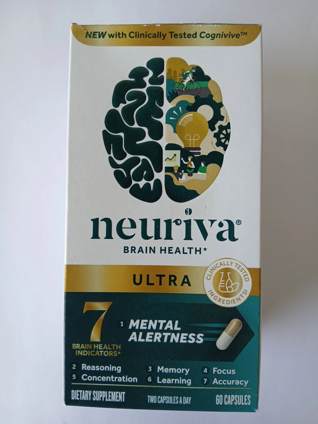 Ultra Brain Health Capsules – Mental Alertness, Focus & Cognitive Support Formula (60 Count)