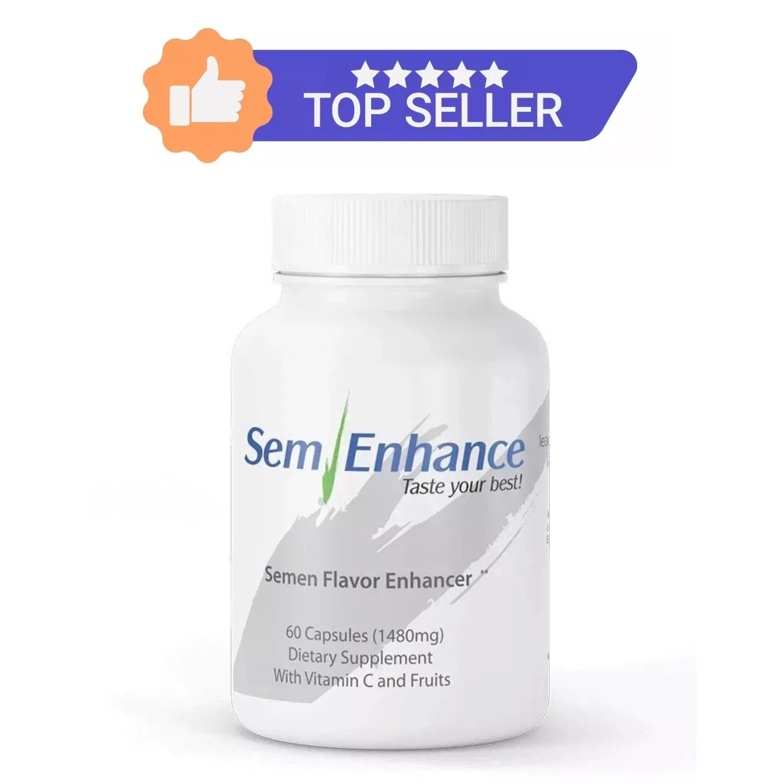 Men’s Intimate Wellness Capsules – Natural Taste Support Formula for Freshness & Confidence (60 Capsules)