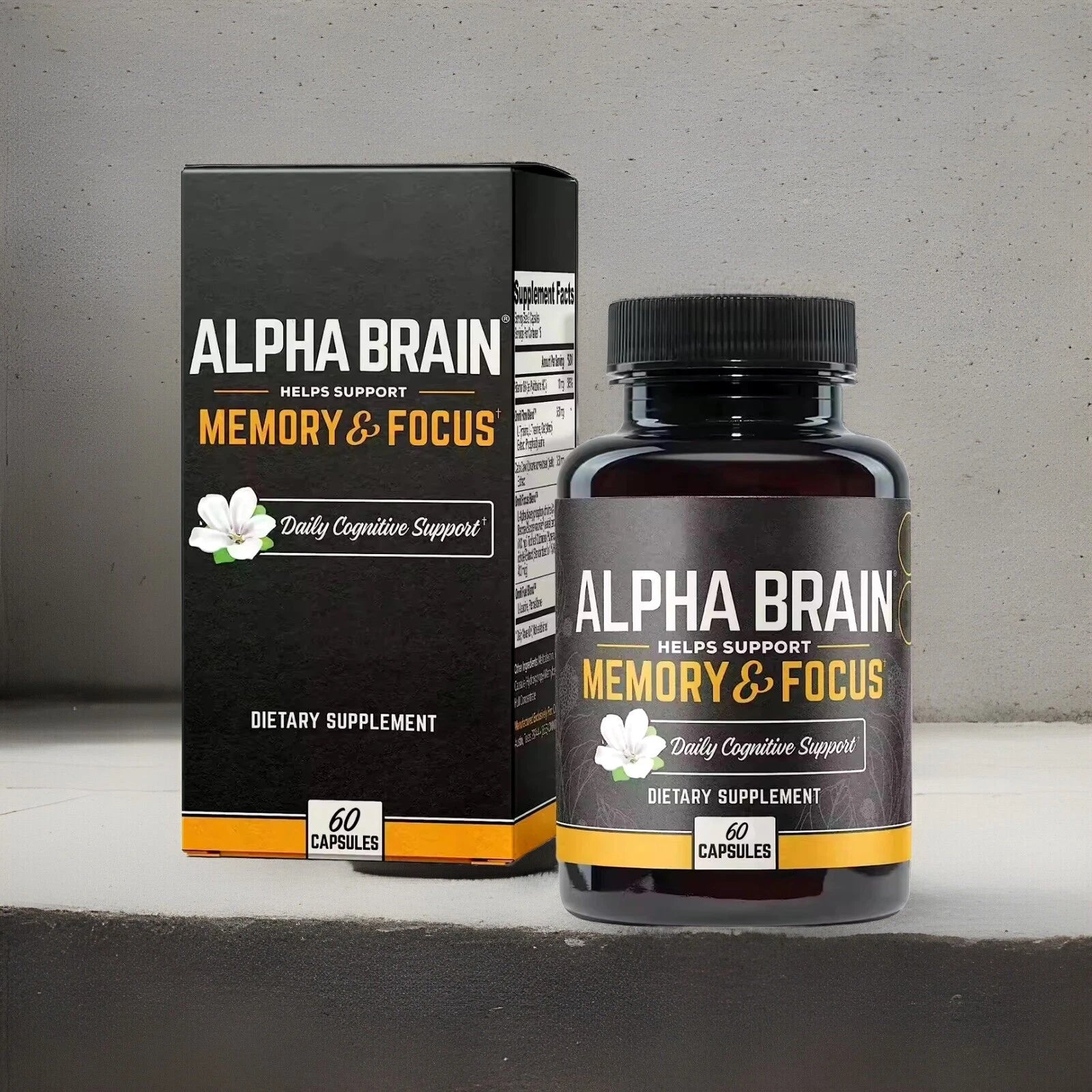 Advanced Brain Support Capsules – Memory, Focus & Cognitive Performance Formula (60 Count)