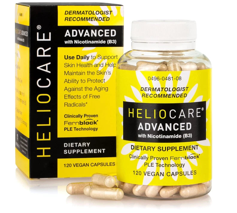Advanced Skin Defense Capsules – Niacin (Vitamin B3) & Fern Extract Antioxidant Formula (120 Vegan Capsules)