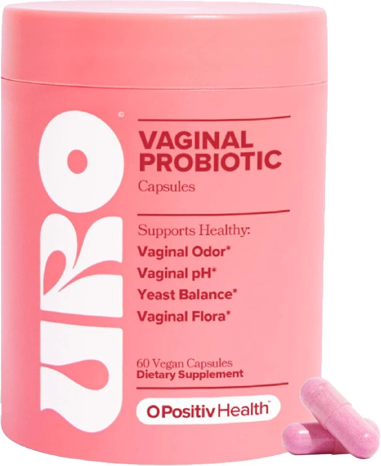 Women’s Daily Vaginal Probiotic Capsules – pH Balance, Odor Control & Flora Support with Prebiotics (60 Capsules)